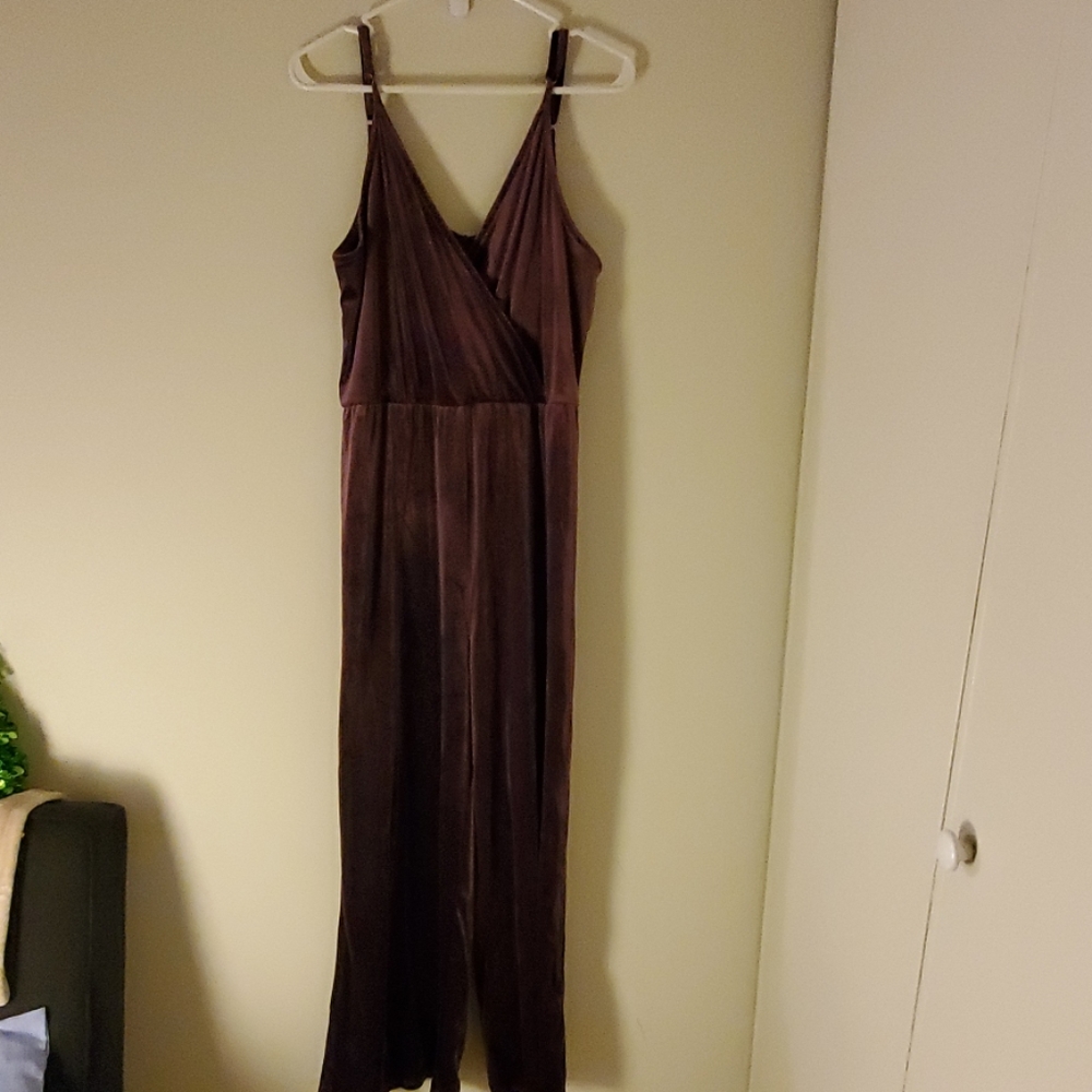 Velvet jumpsuit